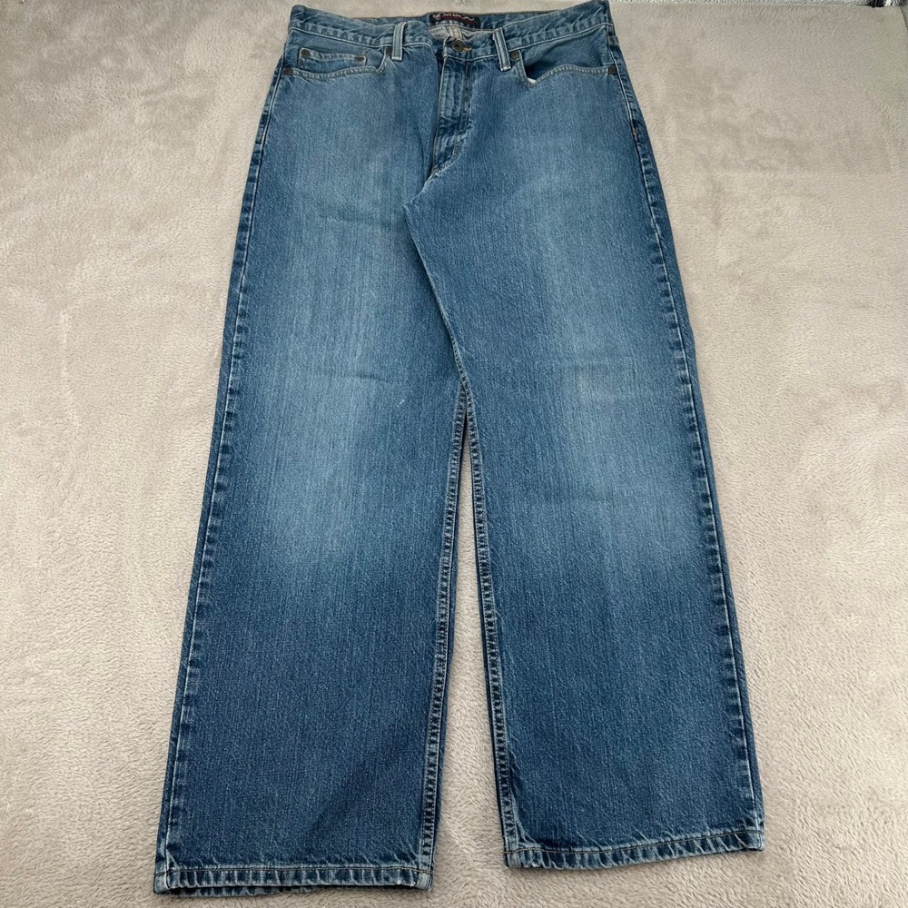 Polo Jeans Company Ralph Lauren Mens Baggy Jeans 34x30 Blue Preowned